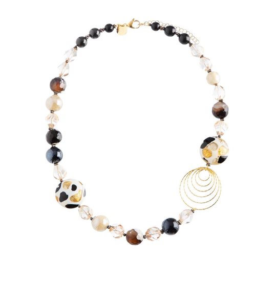 Necklace MurrinaMurano Venezia Woman Aura in Glass Agata GM0276.15 - GM0276.15